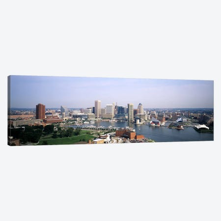 Skyscrapers in a city, Baltimore, Maryland, USA Canvas Print #PIM6266} by Panoramic Images Canvas Art Print