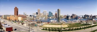 Skyscrapers in a city, Baltimore, Maryland, USA #2 by Panoramic Images canvas print