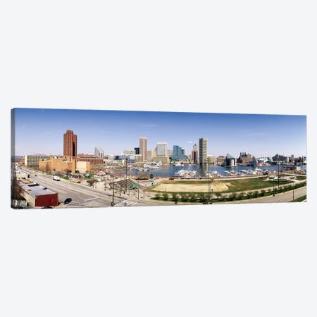 Skyscrapers in a city, Baltimore, Maryland, USA #2 Canvas Print #PIM6267} by Panoramic Images Canvas Print