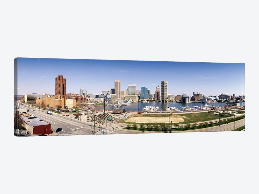 Skyscrapers in a city, Baltimore, Maryland, USA #2 by Panoramic Images 1-piece Canvas Artwork