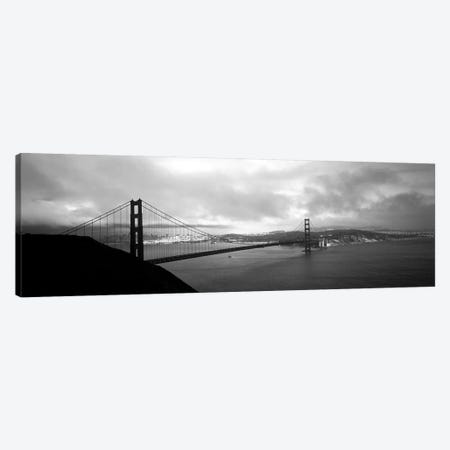 High angle view of a bridge across the sea, Golden Gate Bridge, San Francisco, California, USA Canvas Print #PIM6279} by Panoramic Images Canvas Art Print
