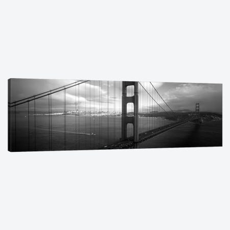 High angle view of a bridge across the seaGolden Gate Bridge, San Francisco, California, USA Canvas Print #PIM6280} by Panoramic Images Canvas Wall Art