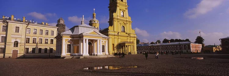 Facade of a cathedralPeter & Paul Cathedral, Peter & Paul Fortress, St. Petersburg, Russia