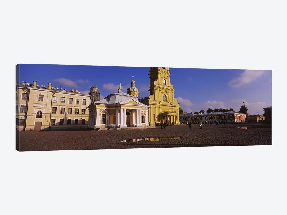 Facade of a cathedralPeter & Paul Cathedral, Peter & Paul Fortress, St. Petersburg, Russia by Panoramic Images 1-piece Canvas Art Print
