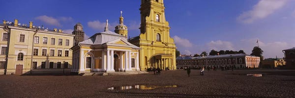 Russia: Facade of a cathedralPeter & Paul Cathedral, Peter & Paul Fortress, St. Petersburg, Russia by Panoramic Images