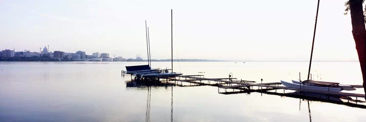 Boats at a harborLake Monona, Madison, Dane County, Wisconsin, USA