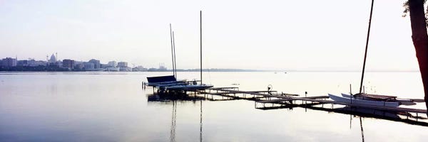 Wisconsin: Boats at a harborLake Monona, Madison, Dane County, Wisconsin, USA by Panoramic Images