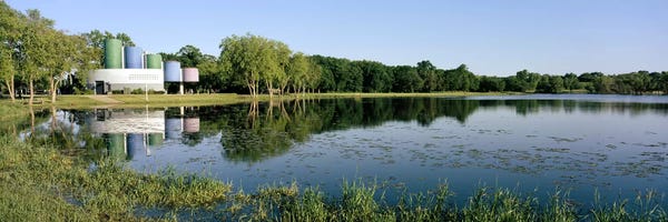 Wisconsin: Reflection of trees in water, Warner Park, Madison, Dane County, Wisconsin, USA by Panoramic Images