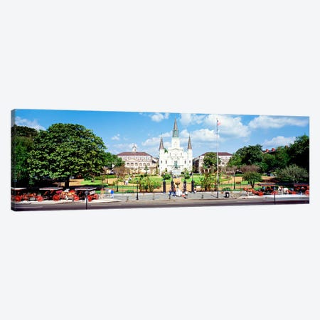 Jackson Square, New Orleans, Louisiana, USA Canvas Print #PIM62} by Panoramic Images Canvas Artwork