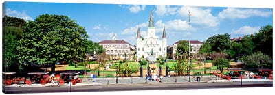 Jackson Square, New Orleans, Louisiana, USA Canvas Art Print - Louisiana Art