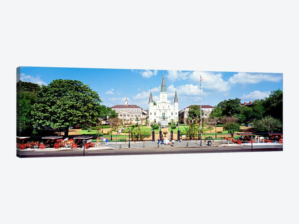 Jackson Square, New Orleans, Louisiana, USA by Panoramic Images 1-piece Canvas Wall Art