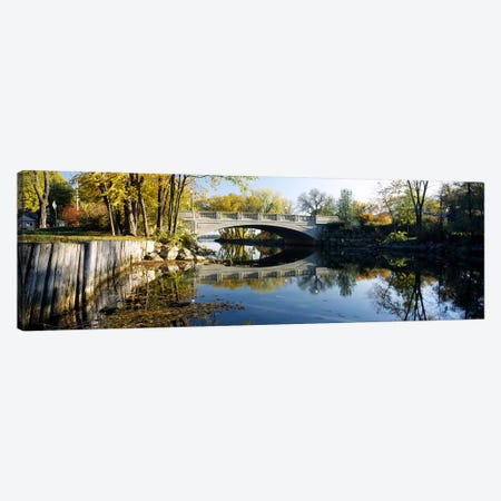 Bridge across a river, Yahara River, Madison, Dane County, Wisconsin, USA Canvas Print #PIM6300} by Panoramic Images Canvas Print