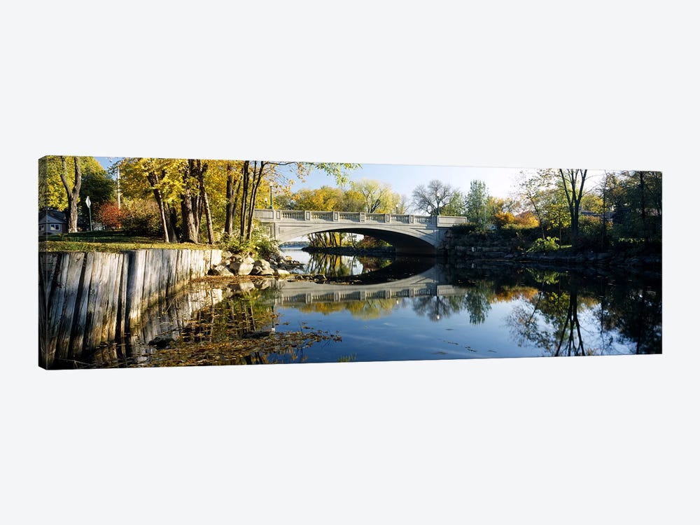 Bridge across a river, Yahara River, Madison, Dane County, Wisconsin, USA by Panoramic Images 1-piece Canvas Artwork
