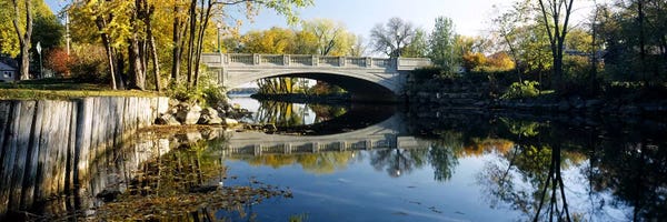 Wisconsin: Bridge across a river, Yahara River, Madison, Dane County, Wisconsin, USA by Panoramic Images