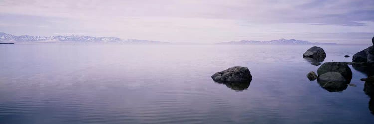 Rising Mist, Great Salt Lake, Utah, USA