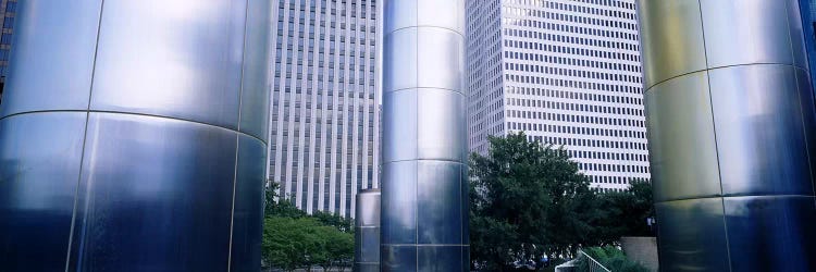 Columns of a building, Downtown District, Houston, Texas, USA