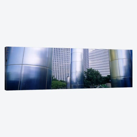 Columns of a building, Downtown District, Houston, Texas, USA Canvas Print #PIM6305} by Panoramic Images Canvas Art