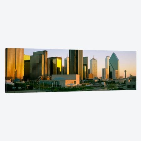 Skyscrapers in a city, Dallas, Texas, USA #3 Canvas Print #PIM630} by Panoramic Images Canvas Art Print