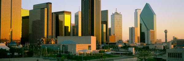 Dallas: Skyscrapers in a city, Dallas, Texas, USA #3 by Panoramic Images