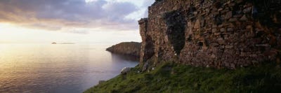 Duntulm Castle Ruins & Tulm Island, Trotternish, Isle Of Skye, Scotland by Panoramic Images canvas print