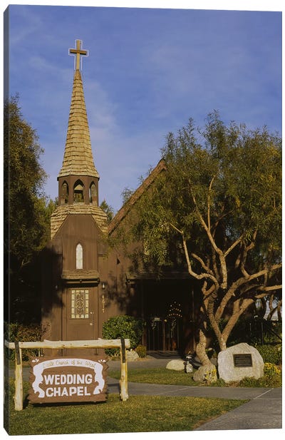 Low angle view of a church, The Little Church of the West, Las Vegas, Nevada, USA Canvas Art Print