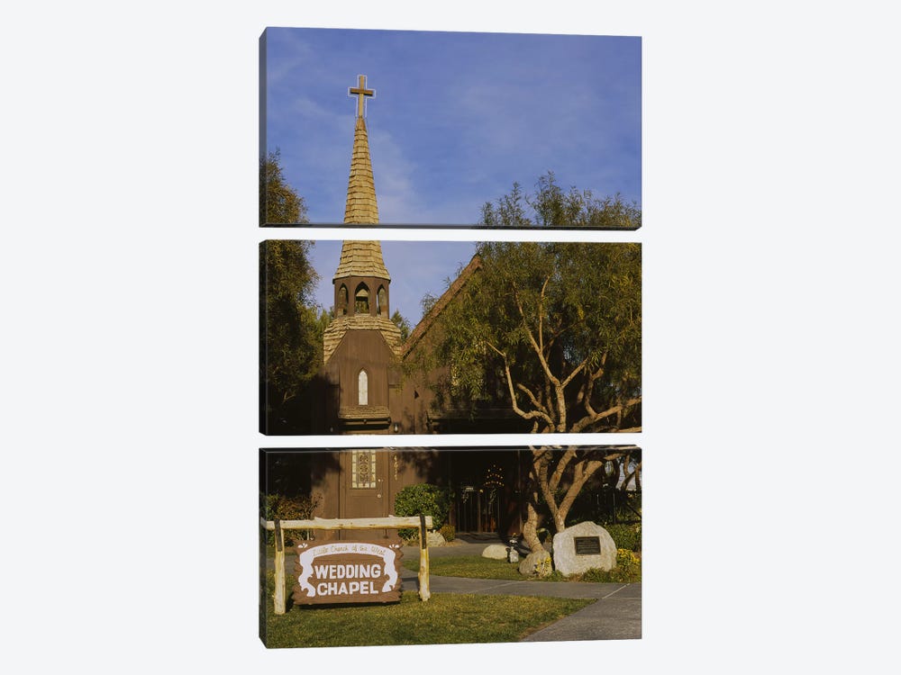 Low angle view of a church, The Little Church of the West, Las Vegas, Nevada, USA by Panoramic Images 3-piece Canvas Art