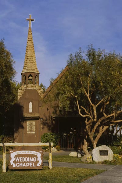Nevada: Low angle view of a church, The Little Church of the West, Las Vegas, Nevada, USA by Panoramic Images