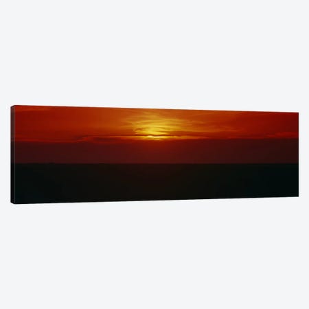 Magnificent Red Sunset, Carson County, Texas, USA Canvas Print #PIM6322} by Panoramic Images Art Print