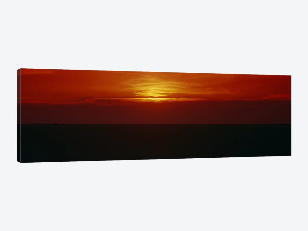 Magnificent Red Sunset, Carson County, Texas, USA by Panoramic Images 1-piece Canvas Art