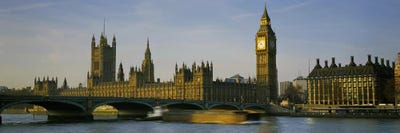 Palace Of Westminster, Westminster Bridge & Portcullis House, London, England by Panoramic Images canvas print