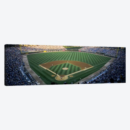 High angle view of spectators in a stadiumU.S. Cellular Field, Chicago White Sox, Chicago, Illinois, USA Canvas Print #PIM6376} by Panoramic Images Canvas Art Print