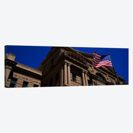 Low angle view of a courthouse, Fort Worth, Texas, USA Canvas Print #PIM637} by Panoramic Images Canvas Wall Art