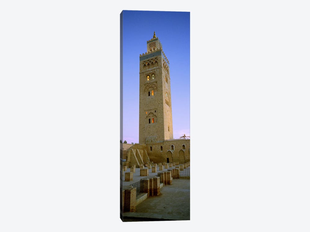 Low angle view of a minaret, Koutoubia Mosque, Marrakech, Morocco by Panoramic Images 1-piece Canvas Art Print