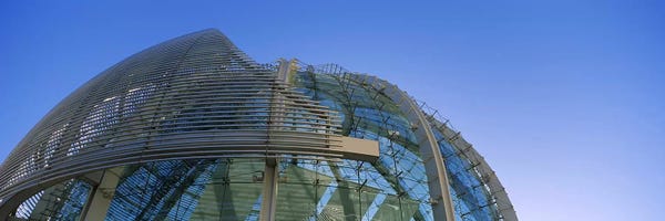 San Jose: Low angle view of a city hall, Downtown San Jose, San Jose, Silicon Valley, Santa Clara County, California, USA by Panoramic Images