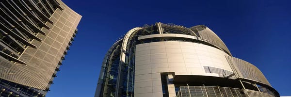 San Jose: Low angle view of a city hall, Downtown San Jose, San Jose, Silicon Valley, Santa Clara County, California, USA #2 by Panoramic Images