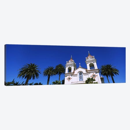 High section view of a cathedral, Portuguese Cathedral, San Jose, Silicon Valley, Santa Clara County, California, USA Canvas Print #PIM6414} by Panoramic Images Canvas Wall Art