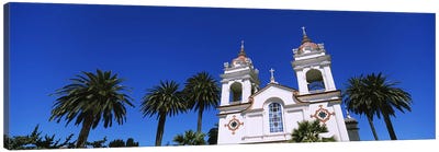 High section view of a cathedral, Portuguese Cathedral, San Jose, Silicon Valley, Santa Clara County, California, USA Canvas Art Print