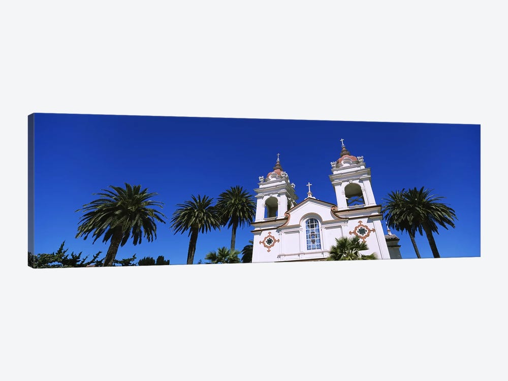 High section view of a cathedral, Portuguese Cathedral, San Jose, Silicon Valley, Santa Clara County, California, USA by Panoramic Images 1-piece Canvas Art