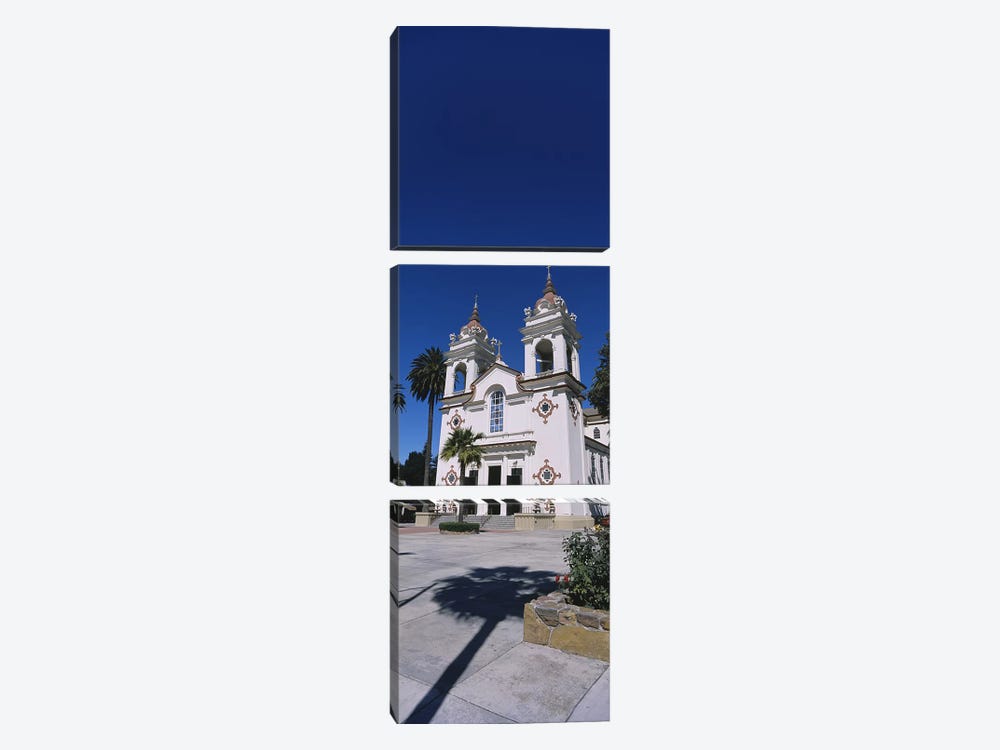 Facade of a cathedral, Portuguese Cathedral, San Jose, Silicon Valley, Santa Clara County, California, USA by Panoramic Images 3-piece Canvas Artwork