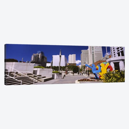 Skyscrapers in a city, Moscone Center, South of Market, San Francisco, California, USA Canvas Print #PIM6433} by Panoramic Images Canvas Art Print