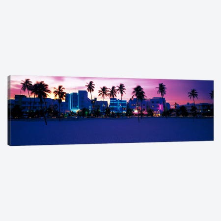 Ocean Drive Miami Beach FL USA Canvas Print #PIM643} by Panoramic Images Canvas Art