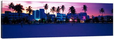 Ocean Drive Miami Beach FL USA Canvas Art Print - Miami Beach