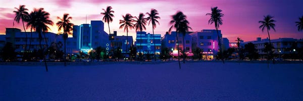 Miami Beach: Ocean Drive Miami Beach FL USA by Panoramic Images