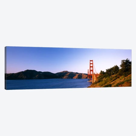 Suspension bridge across the sea, Golden Gate Bridge, San Francisco, California, USA #3 Canvas Print #PIM6444} by Panoramic Images Art Print