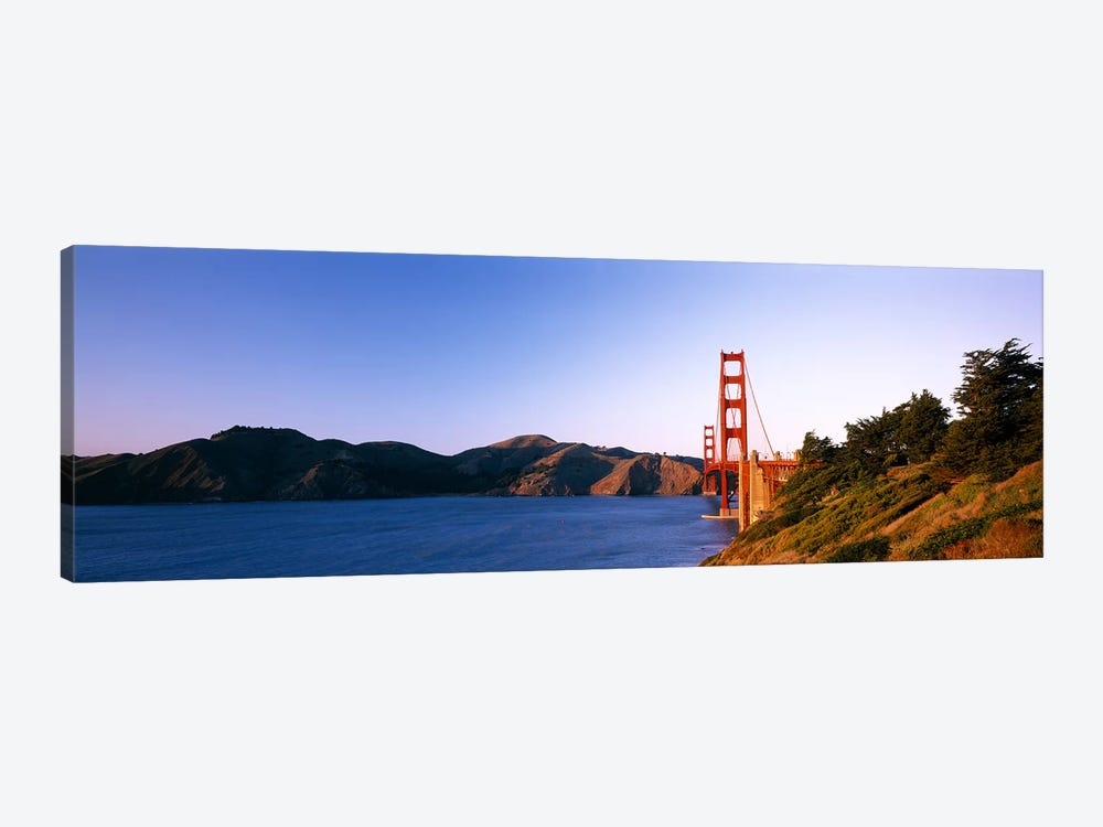 Suspension bridge across the sea, Golden Gate Bridge, San Francisco, California, USA #3 by Panoramic Images 1-piece Canvas Art Print