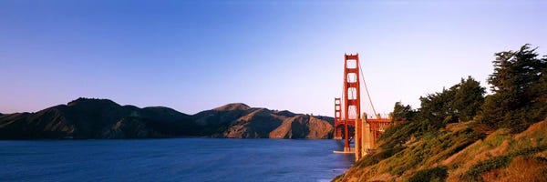 Suspension bridge across the sea III, Golden Gate Bridge, San Francisco, California, USA