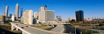 Skyscrapers in a cityCityscape, Atlanta, Georgia, USA by Panoramic Images canvas print