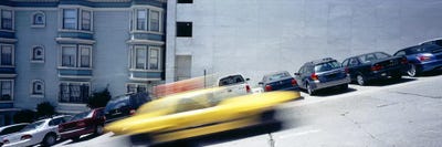 Cars parked on the roadside, San Francisco, California, USA by Panoramic Images canvas print