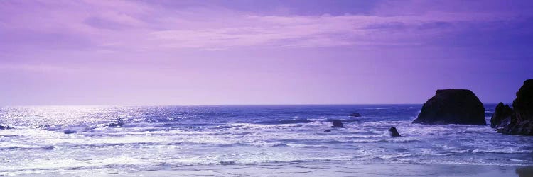 Seascape With A Violet Sky, Mendocino County, California, USA