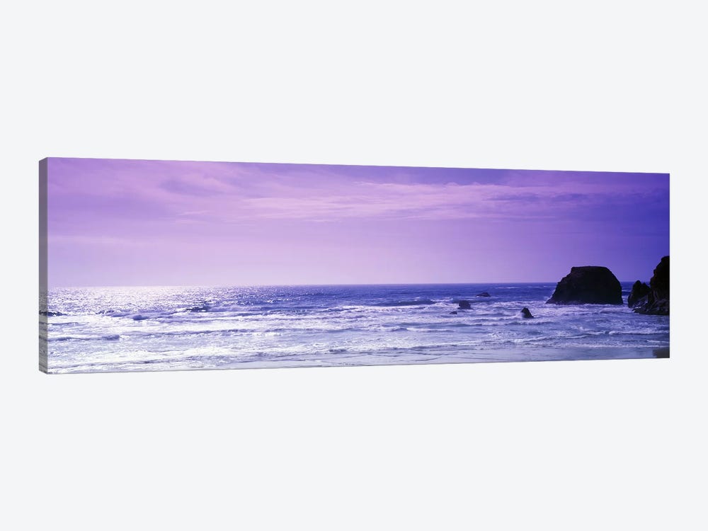 Seascape With A Violet Sky, Mendocino County, California, USA by Panoramic Images 1-piece Art Print
